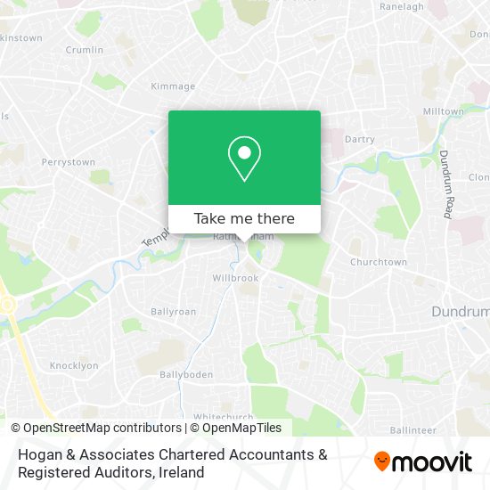 Hogan & Associates Chartered Accountants & Registered Auditors map