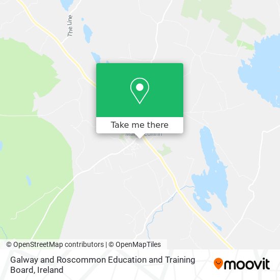 Galway and Roscommon Education and Training Board map