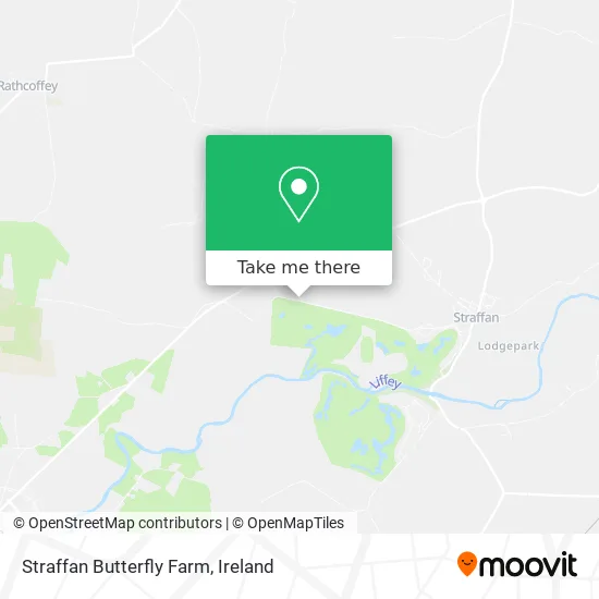 Straffan Butterfly Farm map