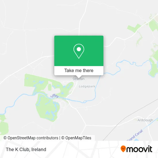 The K Club map