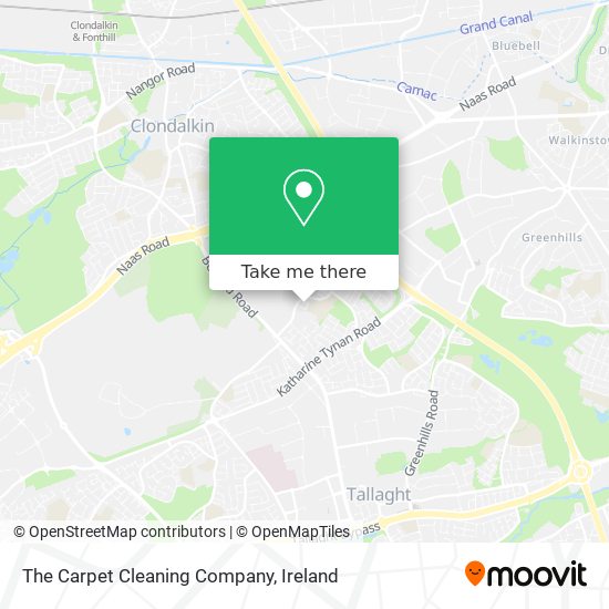 The Carpet Cleaning Company map