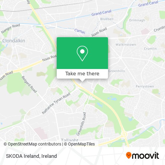 SKODA Ireland map