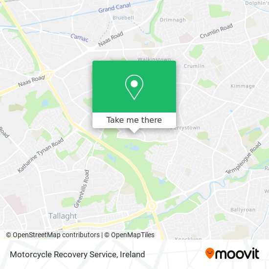 Motorcycle Recovery Service map