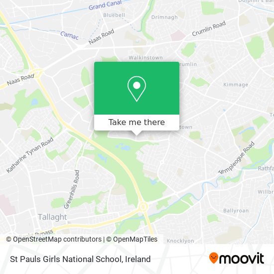 St Pauls Girls National School map