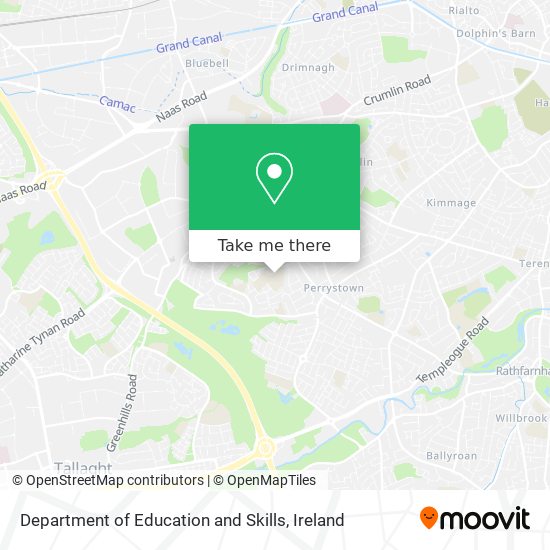 Department of Education and Skills map