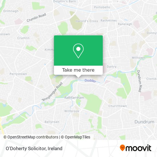 O'Doherty Solicitor map