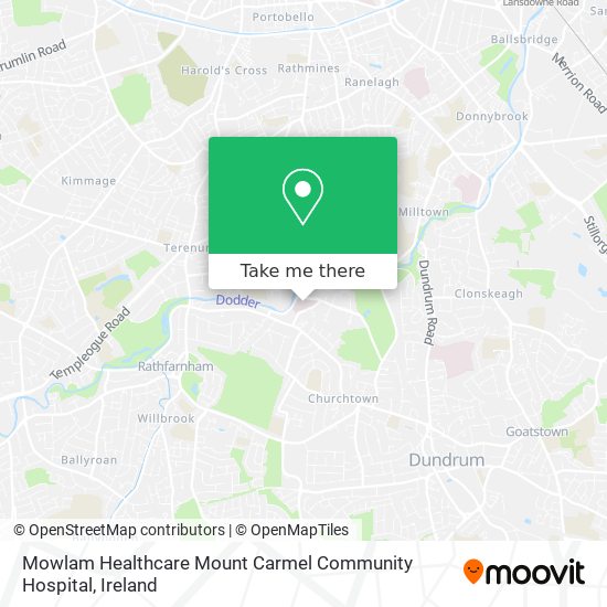 Mowlam Healthcare Mount Carmel Community Hospital map