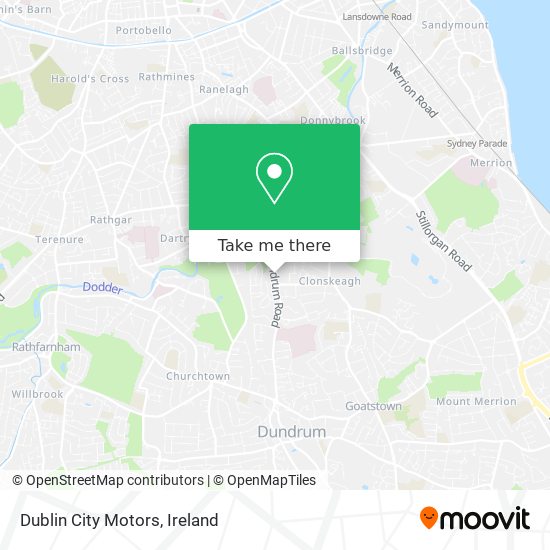 Dublin City Motors map