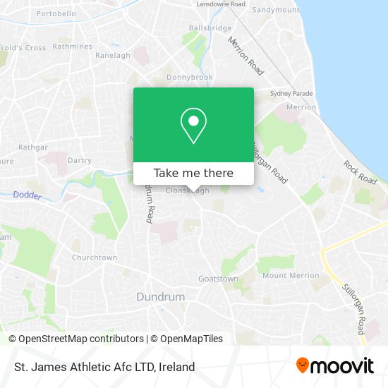 St. James Athletic Afc LTD map