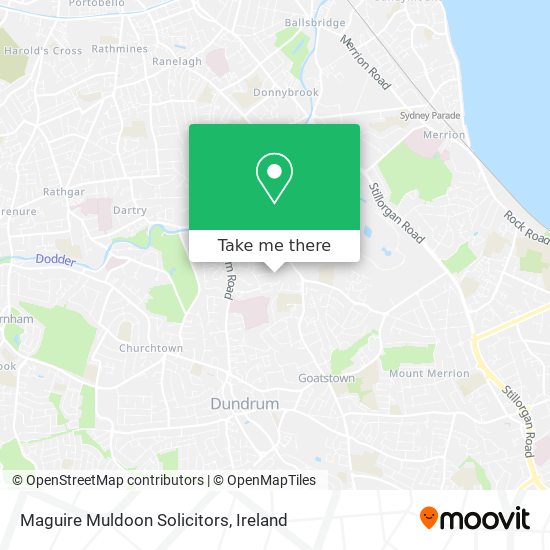 Maguire Muldoon Solicitors map