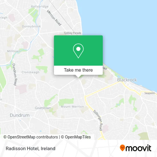 Radisson Hotel map