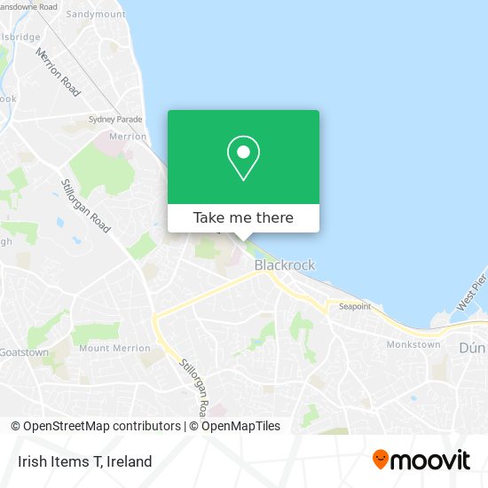 Irish Items T map