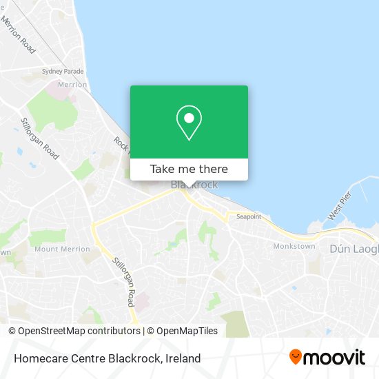 Homecare Centre Blackrock map