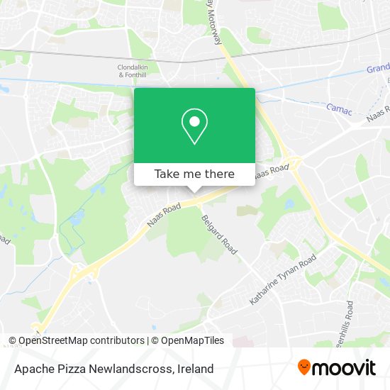 Apache Pizza Newlandscross map