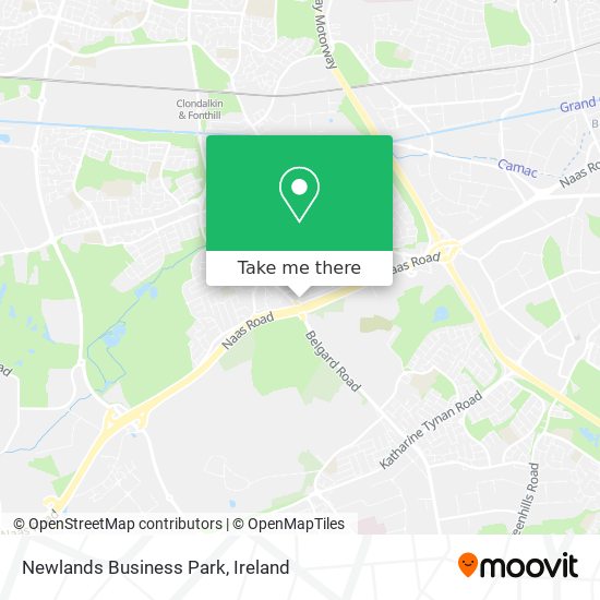 Newlands Business Park map