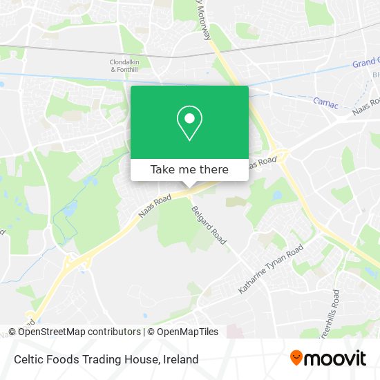 Celtic Foods Trading House map