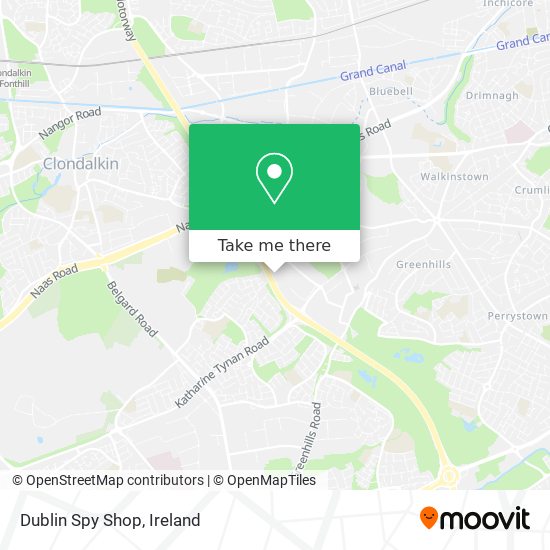 Dublin Spy Shop map