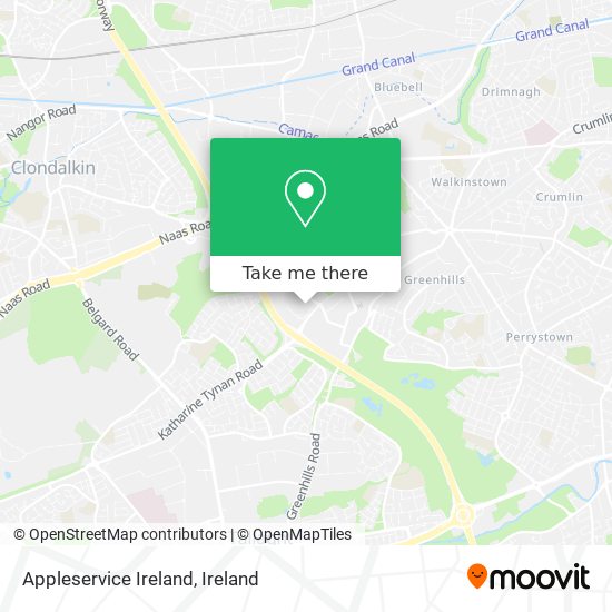 Appleservice Ireland map