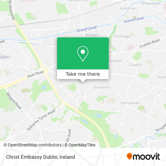 Christ Embassy Dublin map