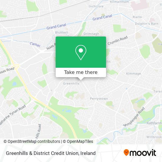 Greenhills & District Credit Union map