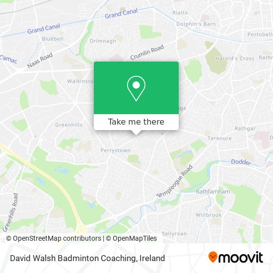 David Walsh Badminton Coaching map