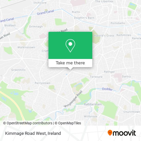 Kimmage Road West map