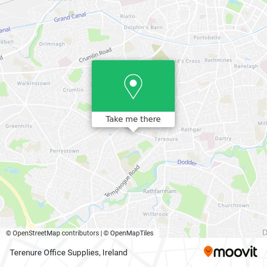 Terenure Office Supplies map