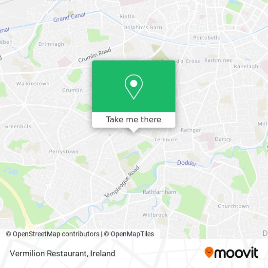 Vermilion Restaurant map