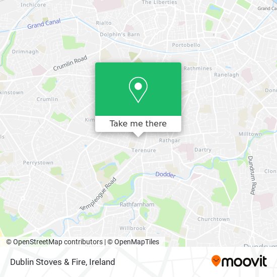 Dublin Stoves & Fire map