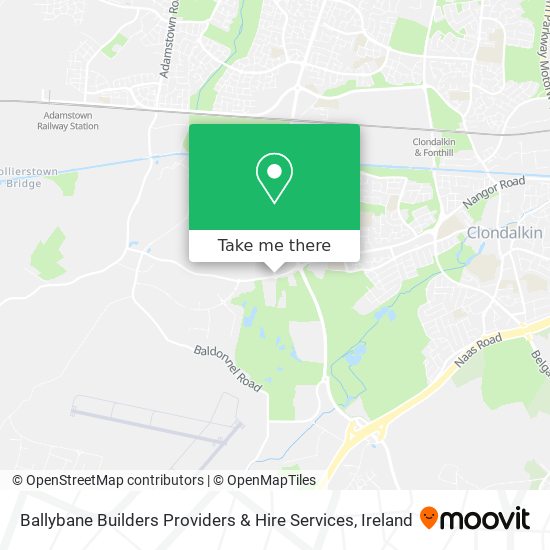 Ballybane Builders Providers & Hire Services map