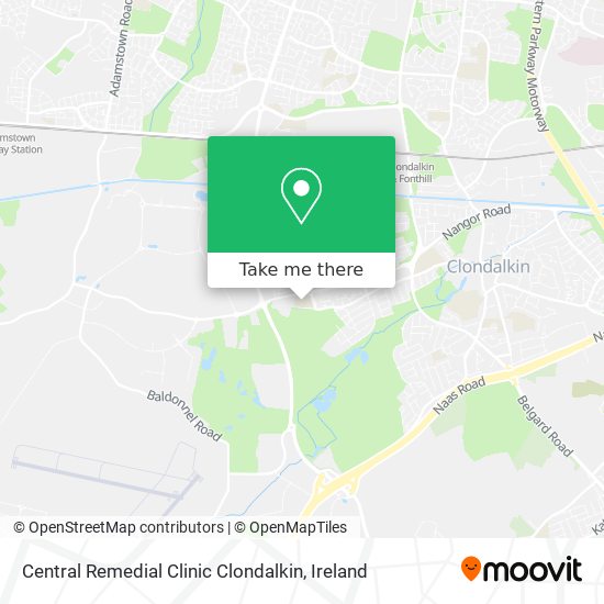 Central Remedial Clinic Clondalkin map