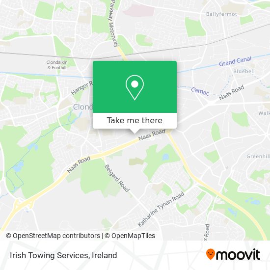 Irish Towing Services map