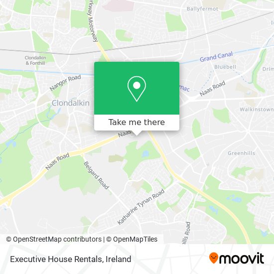 Executive House Rentals map