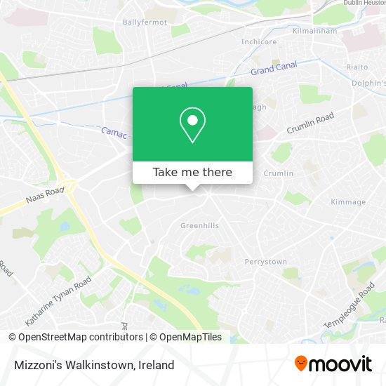 Mizzoni's Walkinstown map