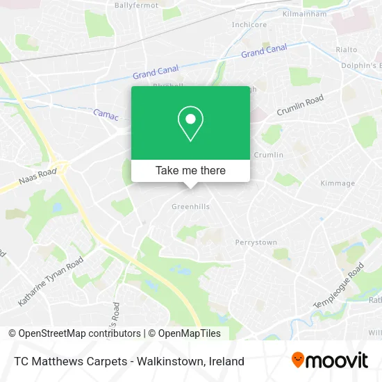 TC Matthews Carpets - Walkinstown map