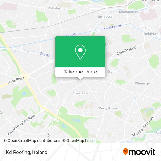 Kd Roofing map