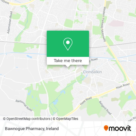 Bawnogue Pharmacy map