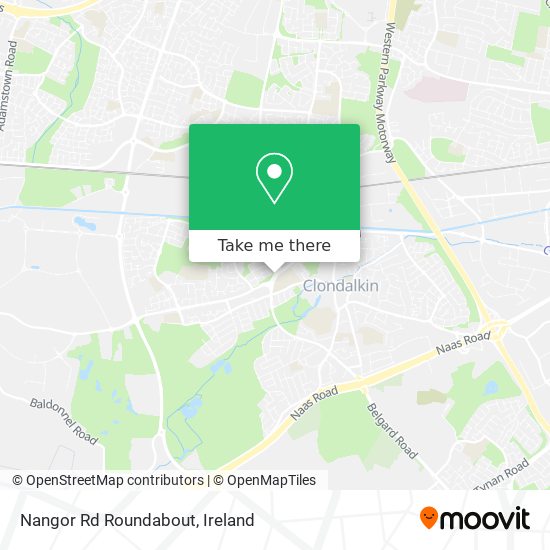 Nangor Rd Roundabout map