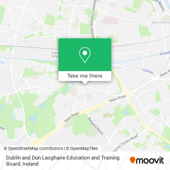 Dublin and Dun Laoghaire Education and Training Board map