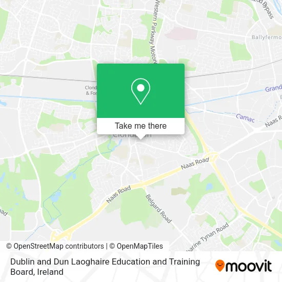 Dublin and Dun Laoghaire Education and Training Board map