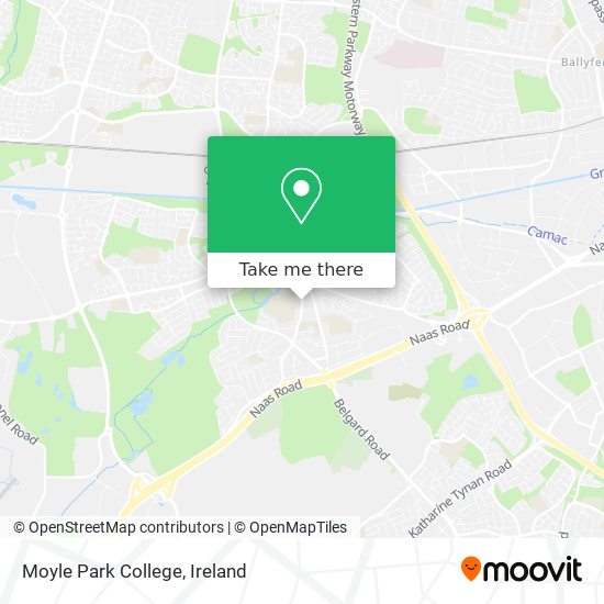 Moyle Park College map