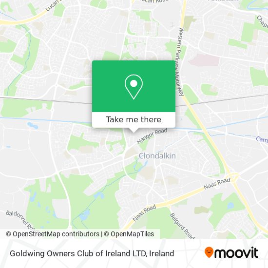 Goldwing Owners Club of Ireland LTD map