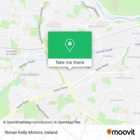 Ronan Kelly Motors map