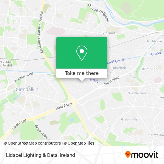 Lidacel Lighting & Data map