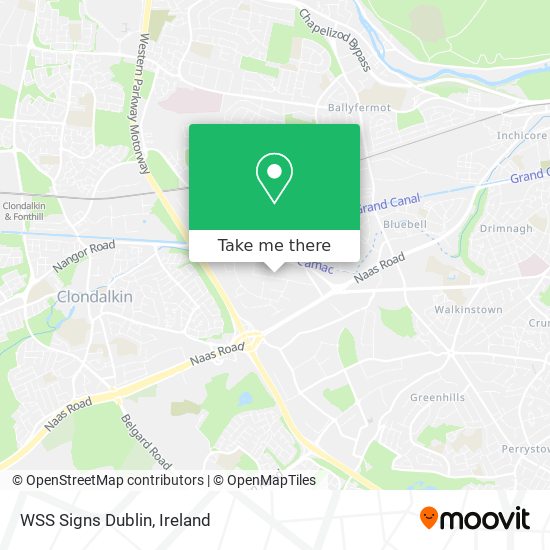 WSS Signs Dublin map
