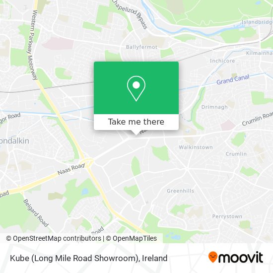 Kube (Long Mile Road Showroom) map