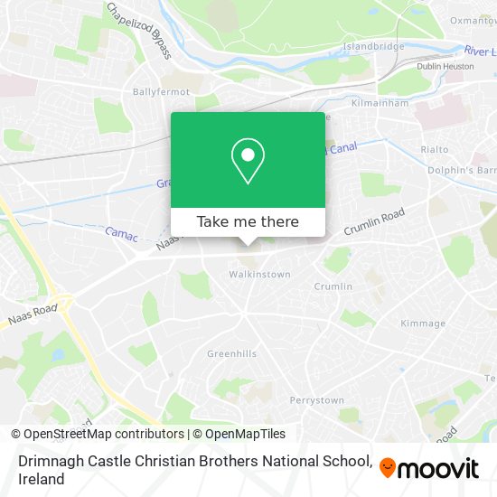 Drimnagh Castle Christian Brothers National School map