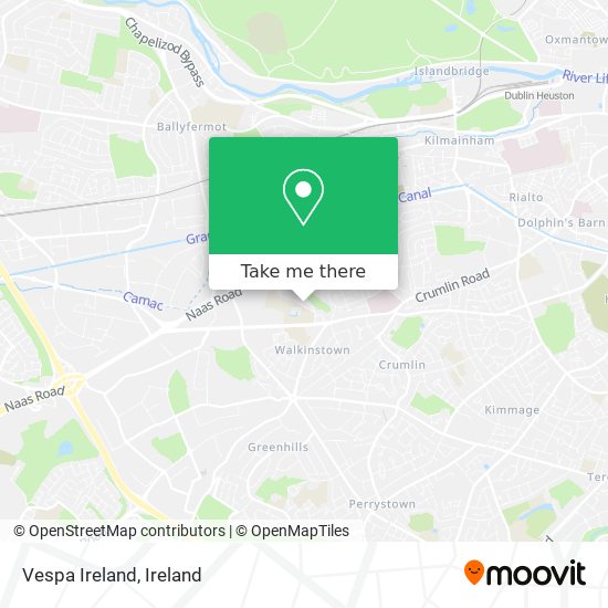 Vespa Ireland map