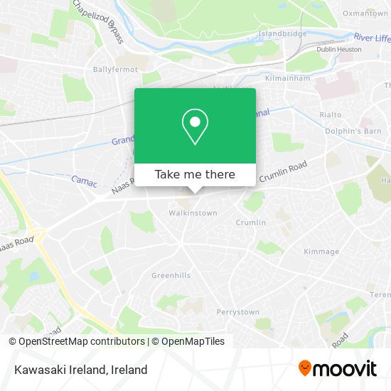Kawasaki Ireland map