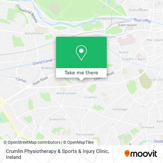 Crumlin Physiotherapy & Sports & Injury Clinic map
